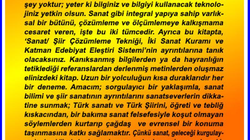 KATMAN EDEBİYAT ELEŞTİRİ SİSTEMİ