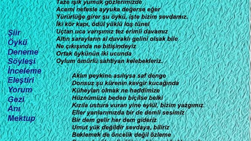 Şiir Sarnıcı (e-dergi), Ekim 2023, Sayı 18