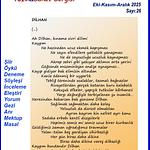 Şiir Sarnıcı (e-dergi), Ekim 2025, Sayı 26